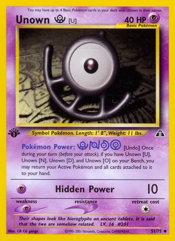 Unown [U] - Neo Discovery