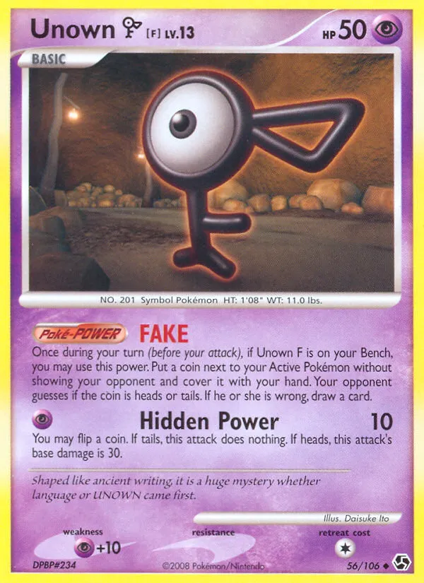 Unown [F] - Great Encounters