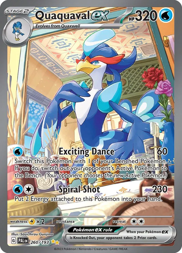 Quaquaval ex - Paldea Evolved