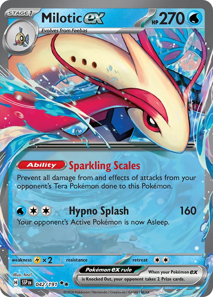 Milotic ex - Surging Sparks