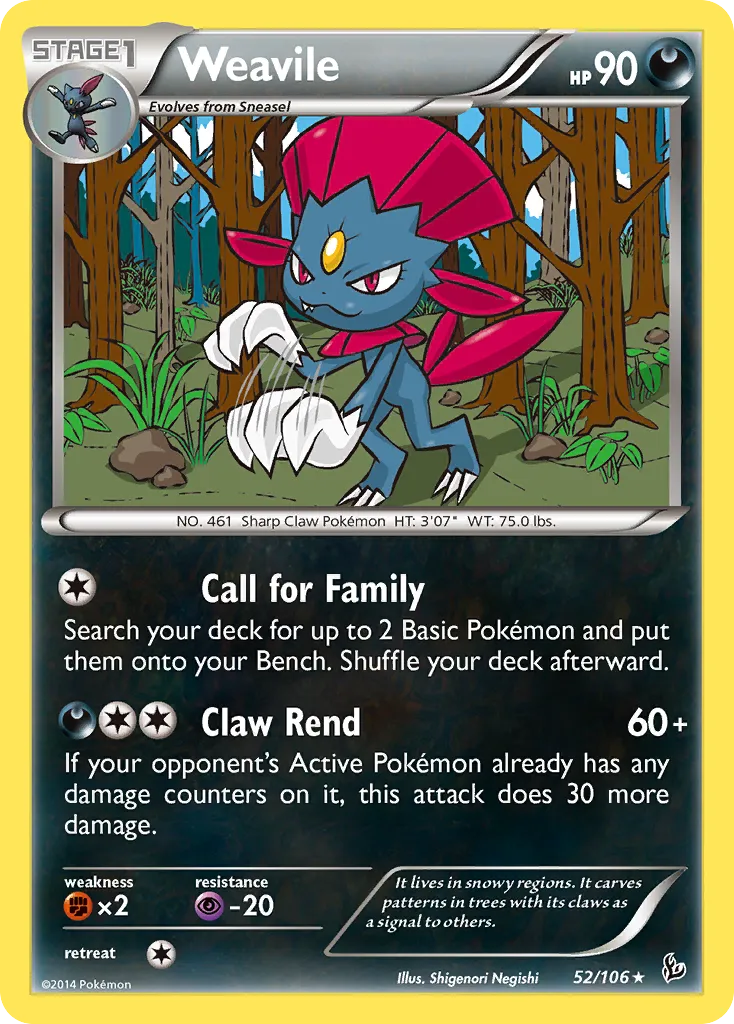 Weavile - Flashfire