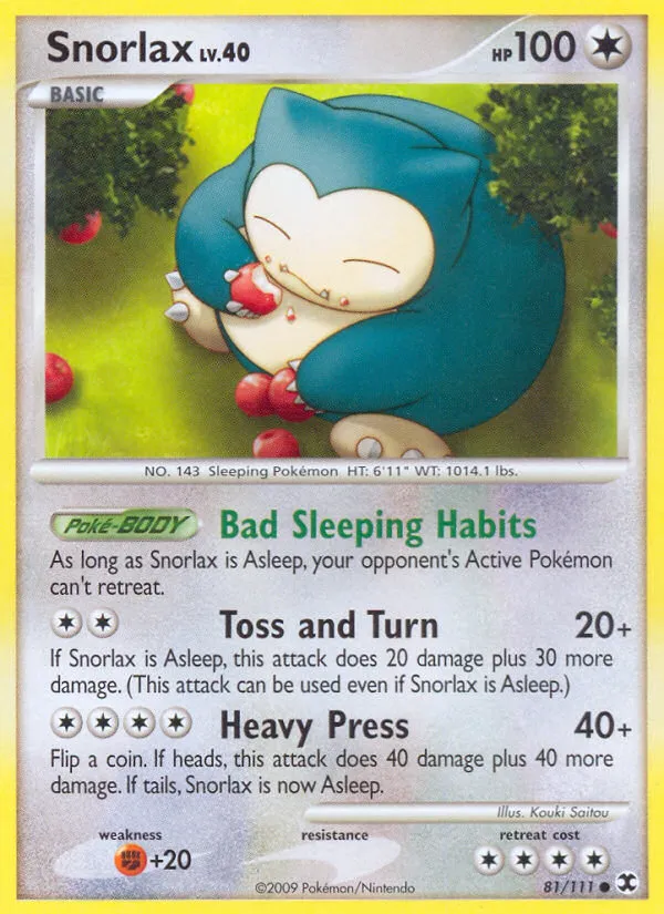 Snorlax - Rising Rivals