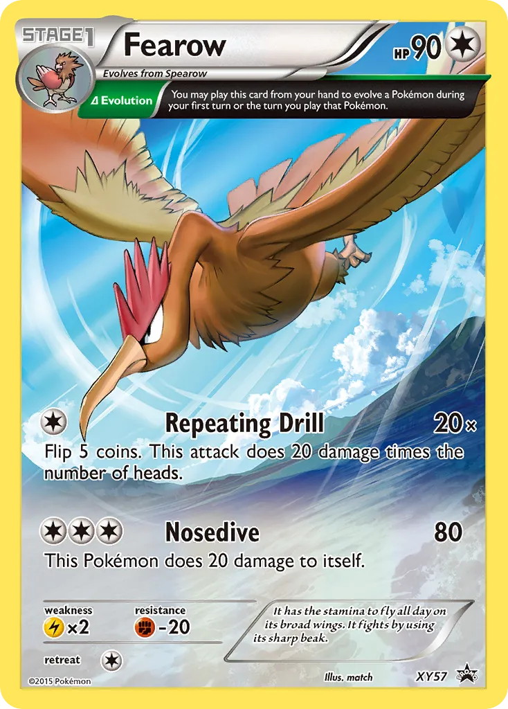 Fearow - XY Black Star Promos