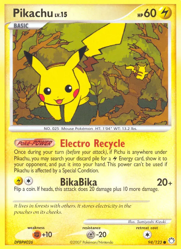 Pikachu - Mysterious Treasures