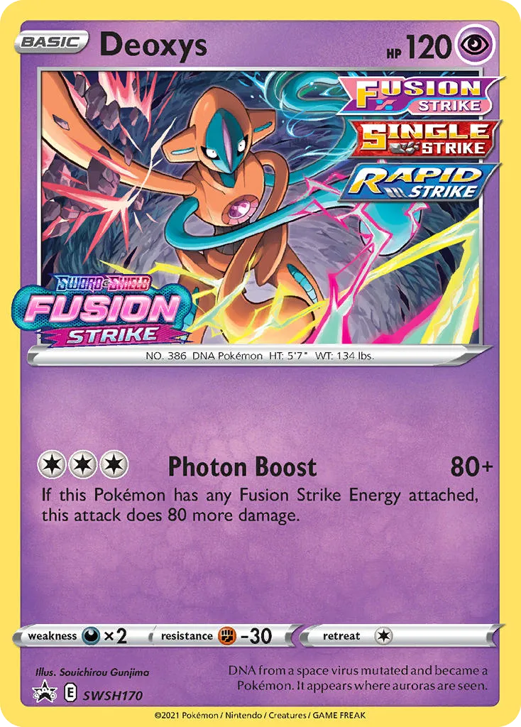Deoxys - SWSH Black Star Promos