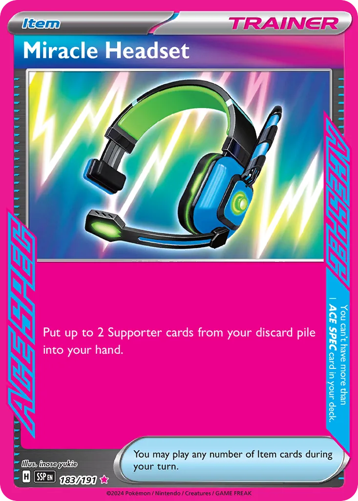 Miracle Headset - Surging Sparks