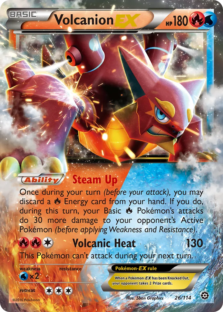 Volcanion-EX - Steam Siege
