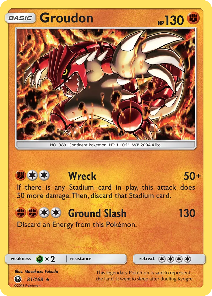 Groudon - Celestial Storm