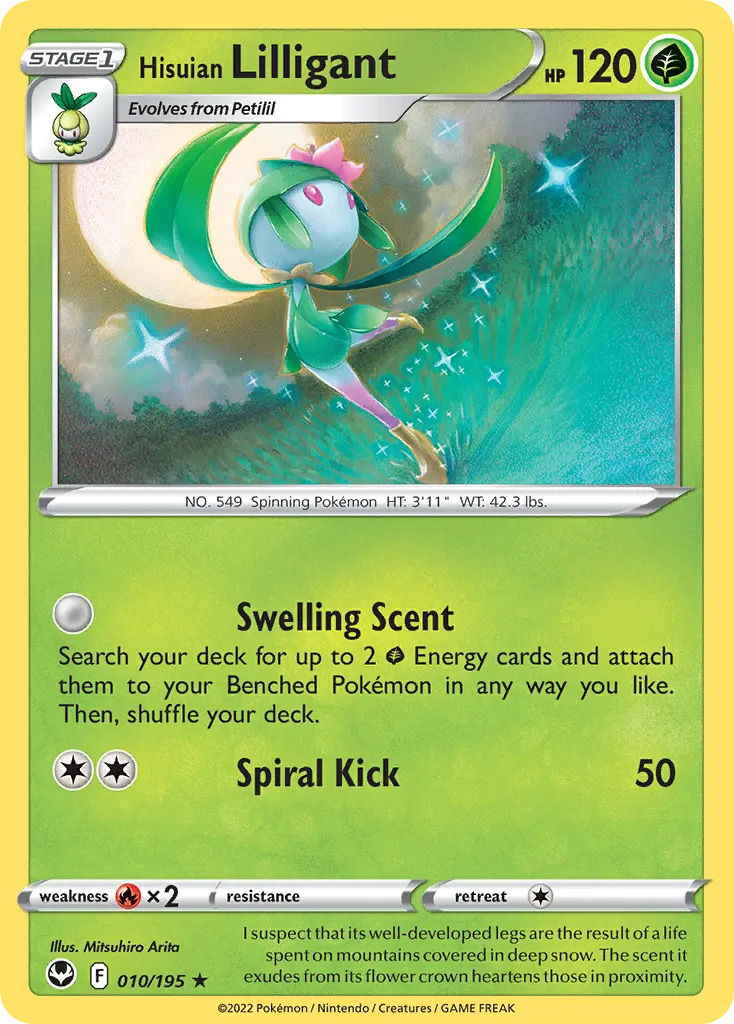 Hisuian Lilligant - Silver Tempest