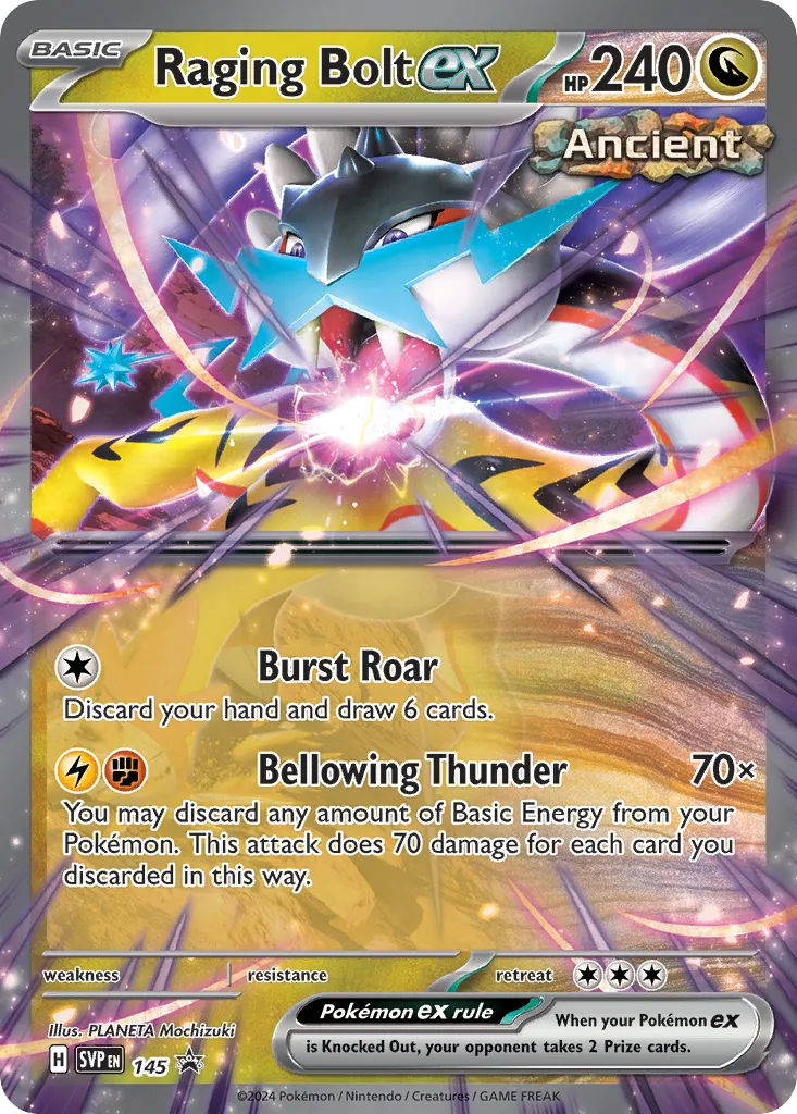 Raging Bolt ex - Scarlet & Violet Black Star Promos