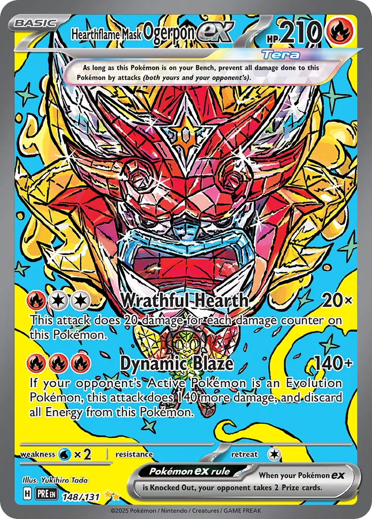 Hearthflame Mask Ogerpon ex - Prismatic Evolutions