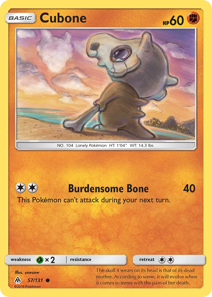 Cubone - Forbidden Light