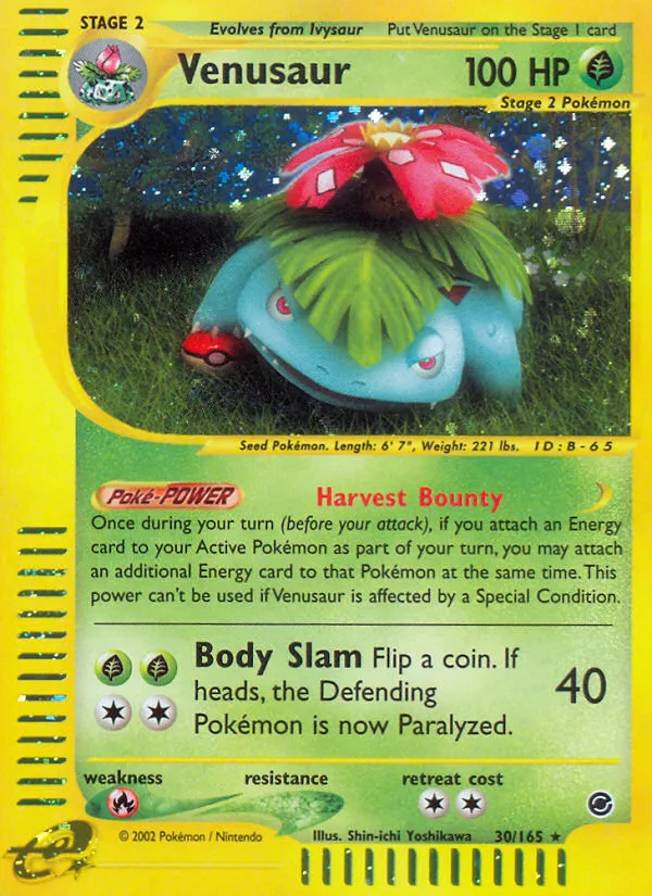 Venusaur - Expedition Base Set