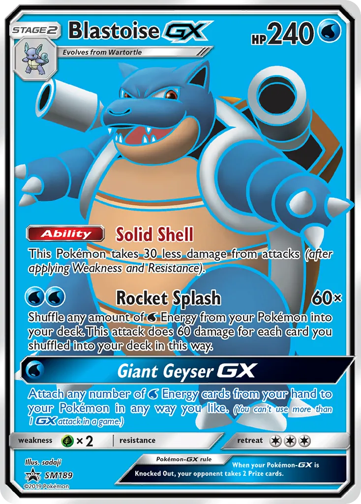 Blastoise-GX - SM Black Star Promos