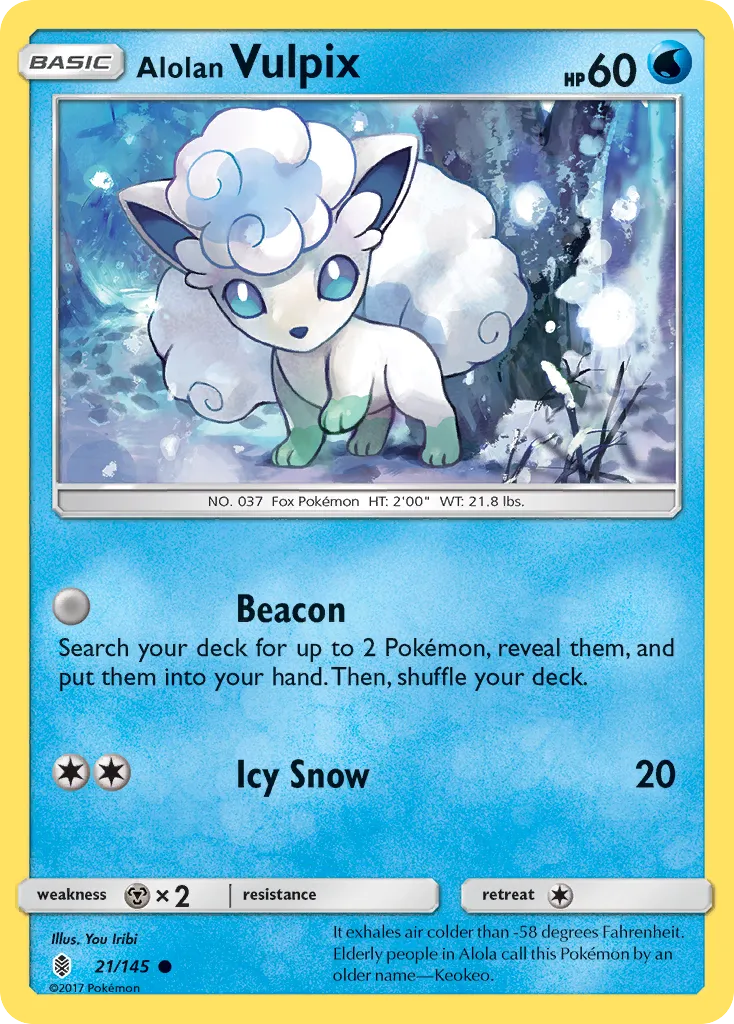 Alolan Vulpix - Guardians Rising