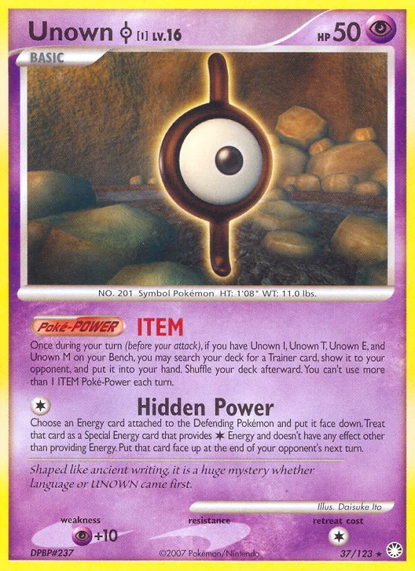 Unown [I] - Mysterious Treasures