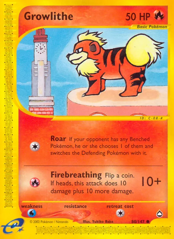Growlithe - Aquapolis