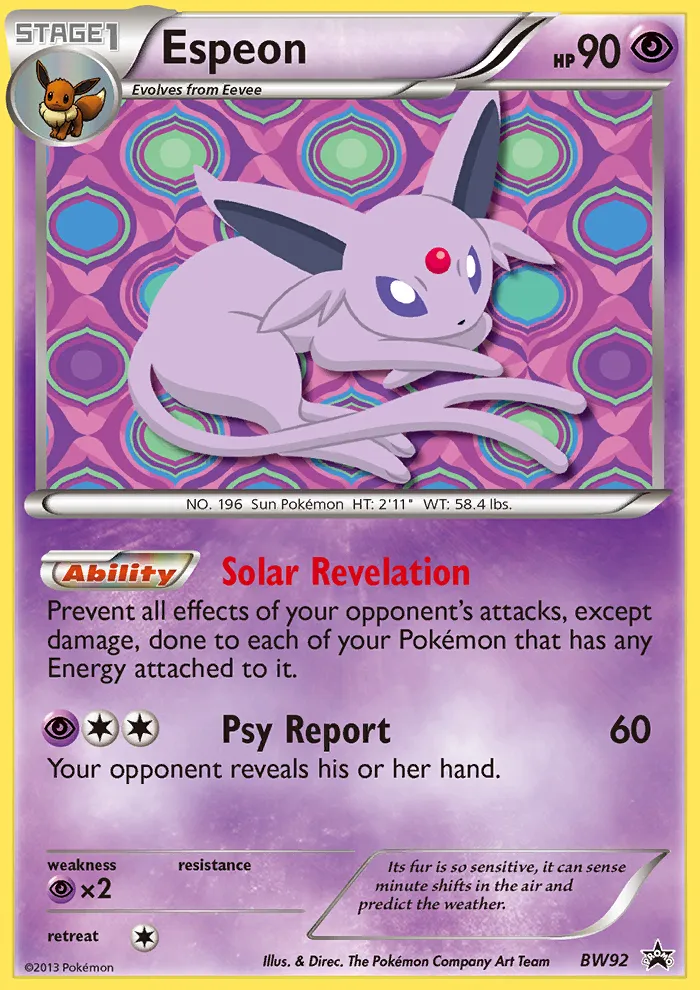 Espeon - BW Black Star Promos
