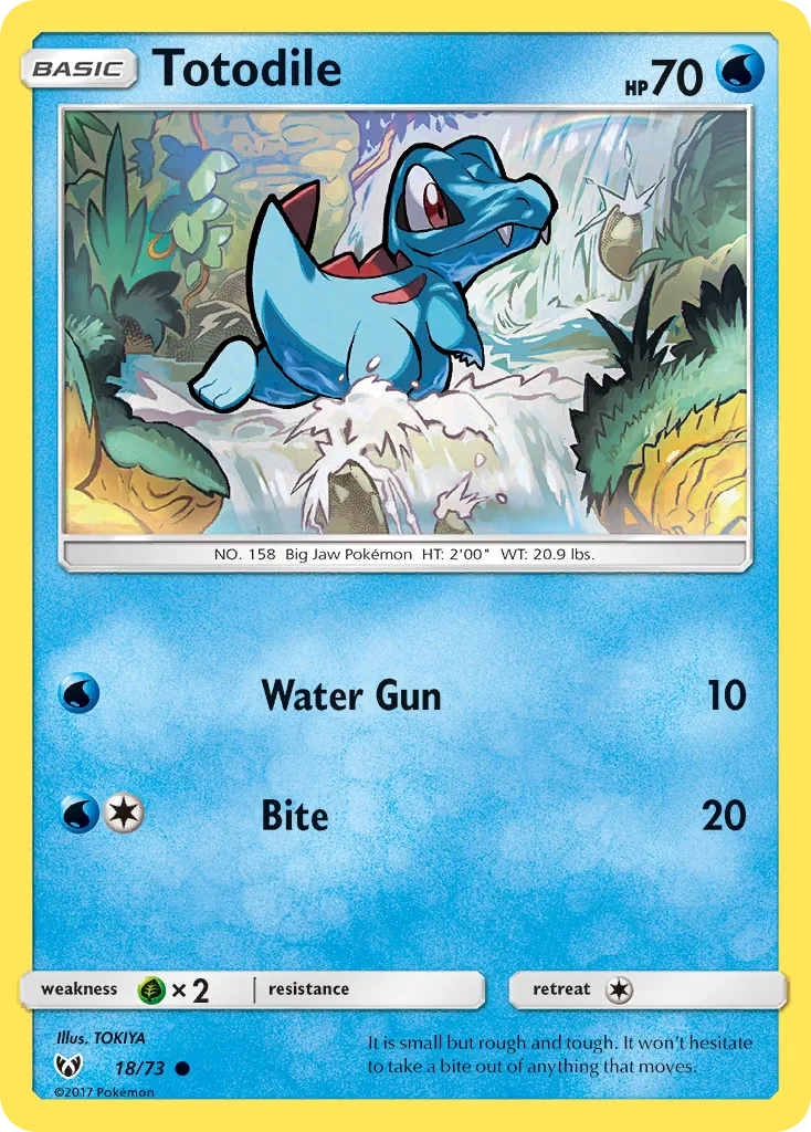 Totodile - Shining Legends
