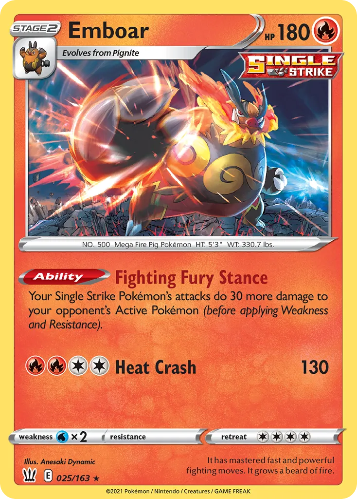 Emboar - Battle Styles