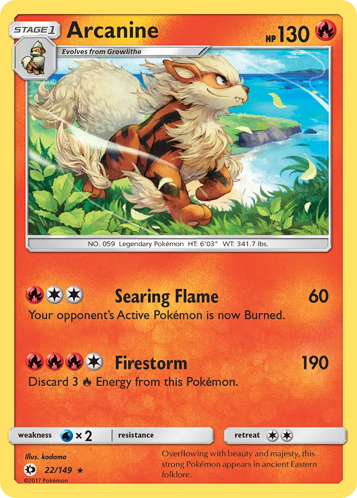 Arcanine - Sun & Moon