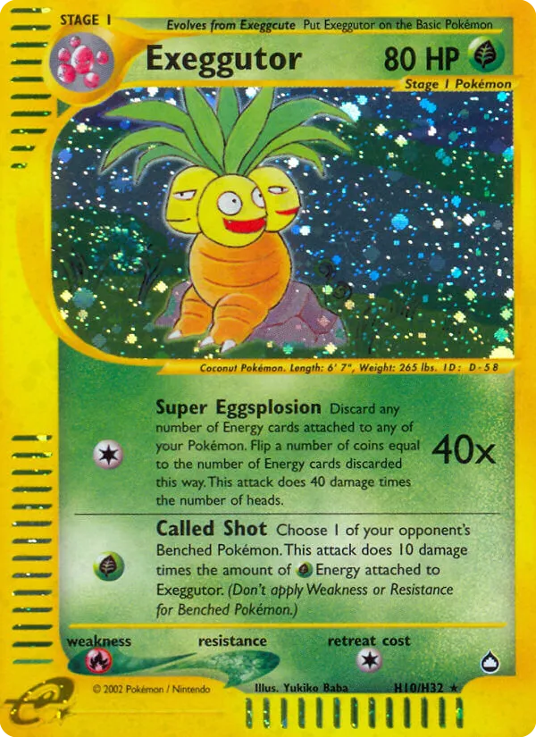 Exeggutor - Aquapolis