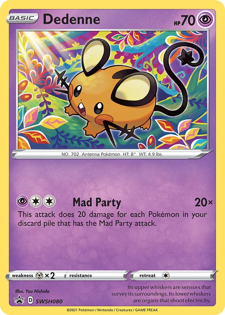 Dedenne - SWSH Black Star Promos