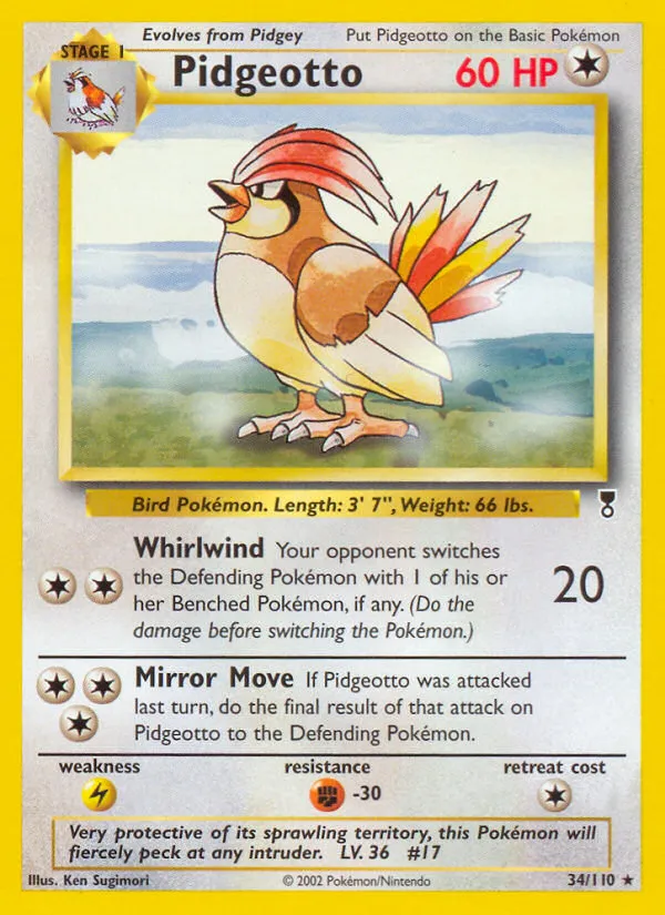 Pidgeotto - Legendary Collection