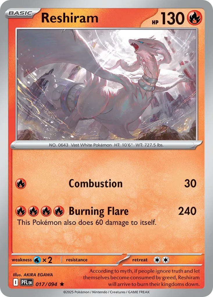 Reshiram - Phantasmal Flames