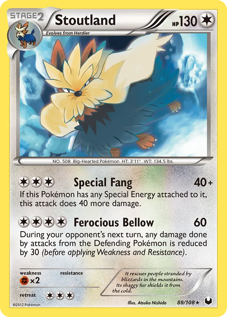 Stoutland - Dark Explorers