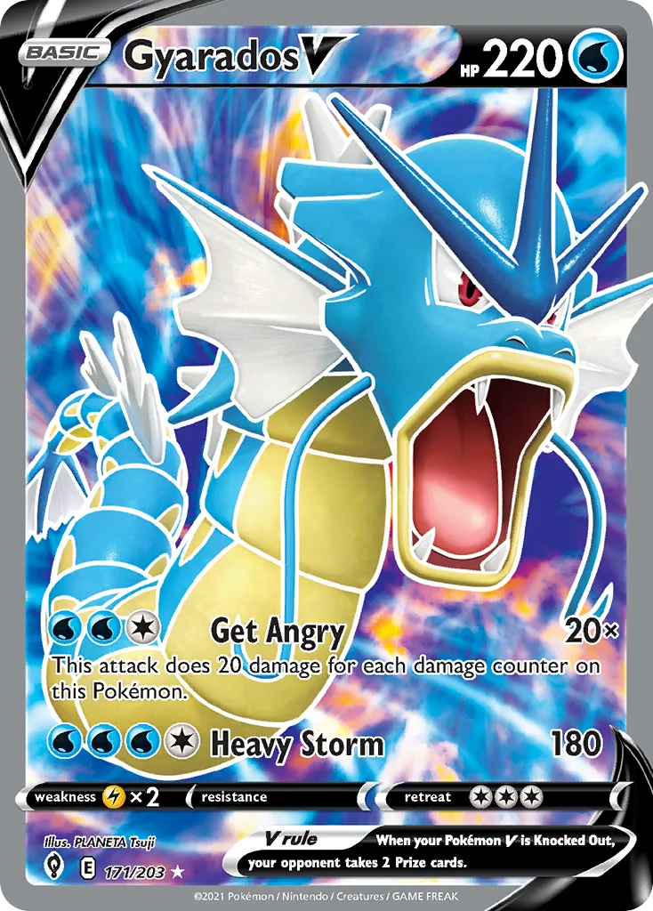 Gyarados V - Evolving Skies
