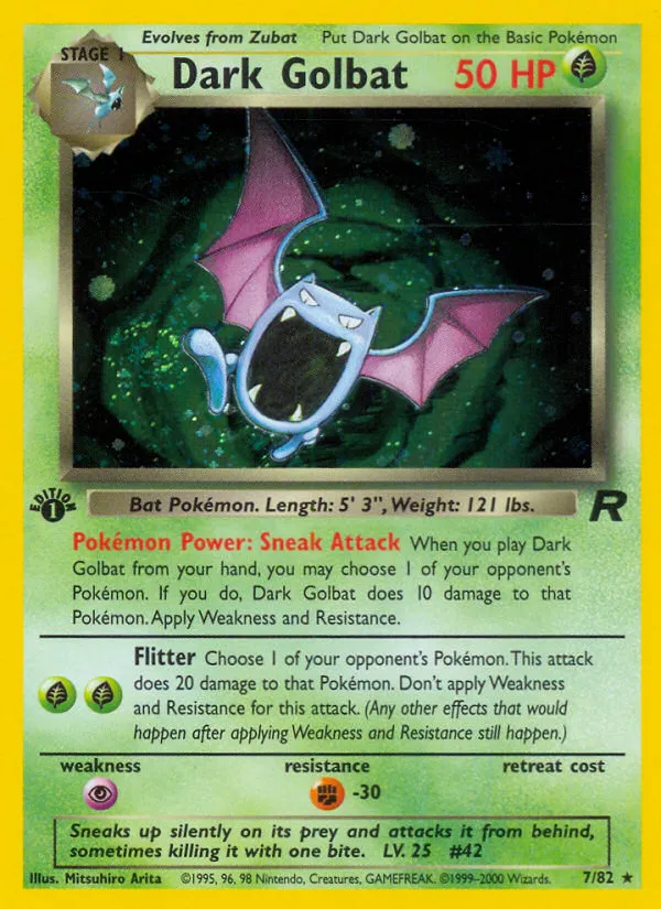 Dark Golbat - Team Rocket