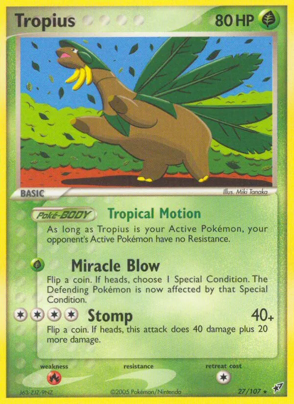 Tropius - Deoxys