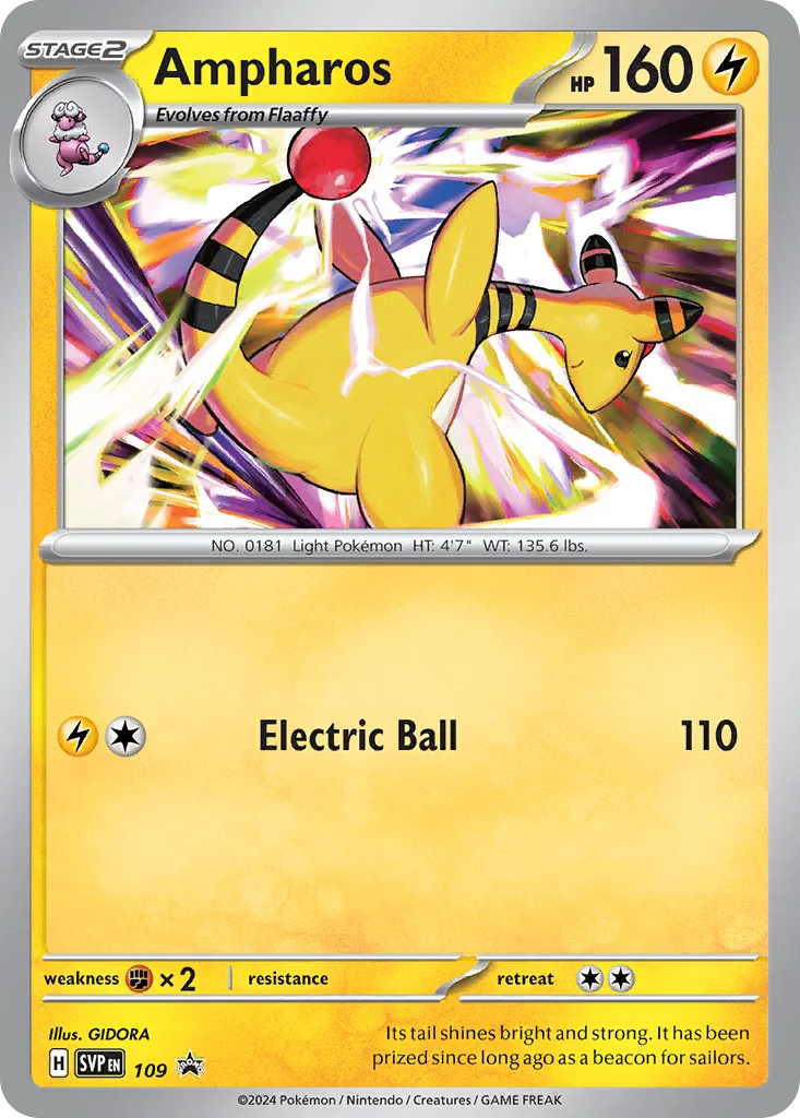 Ampharos - Scarlet & Violet Black Star Promos