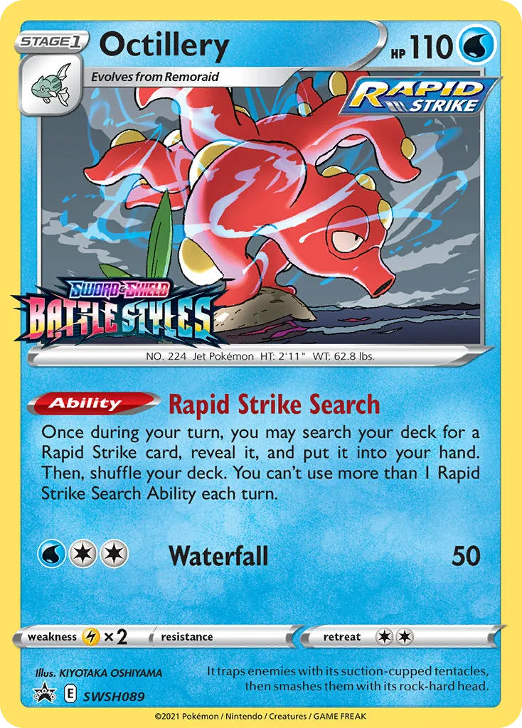 Octillery - SWSH Black Star Promos