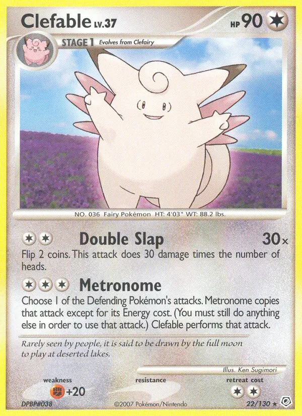 Clefable - Diamond & Pearl