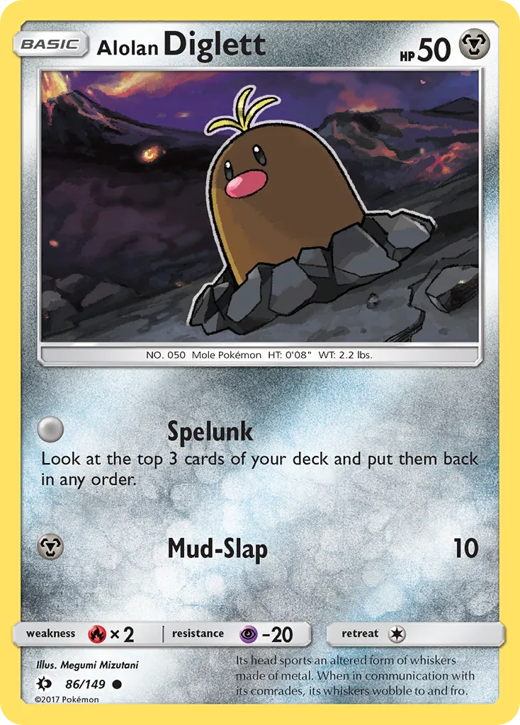 Alolan Diglett - Sun & Moon