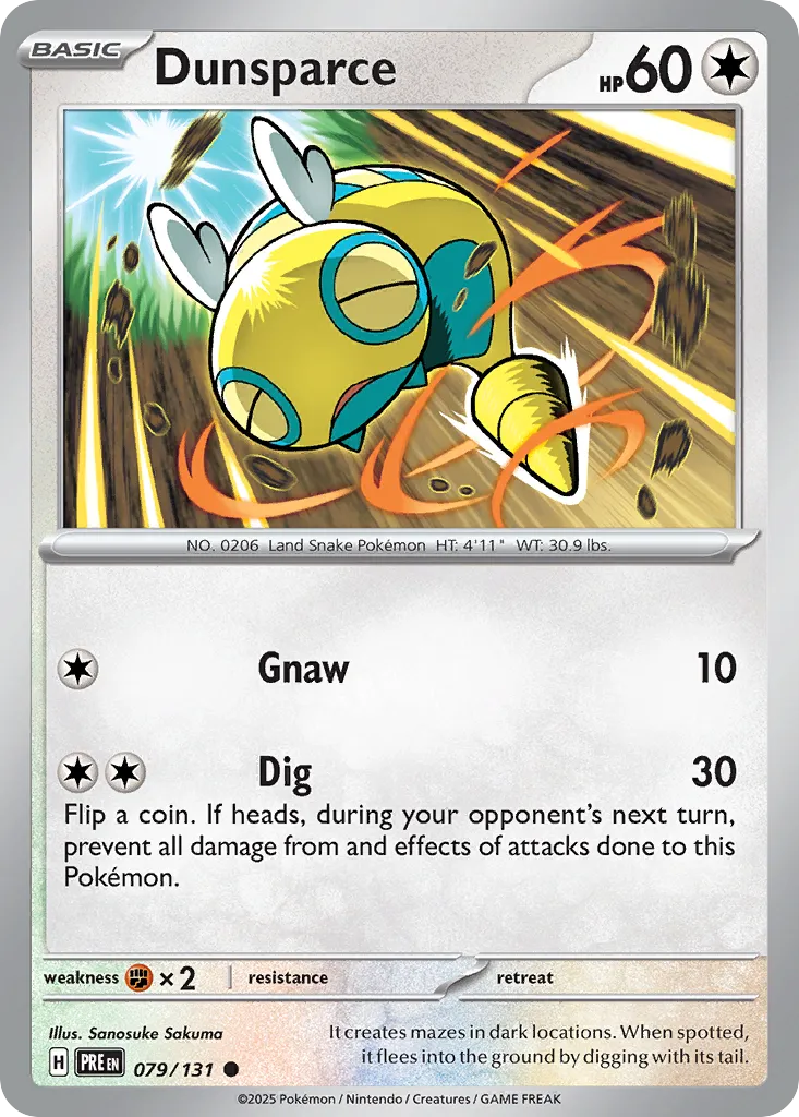 Dunsparce - Prismatic Evolutions