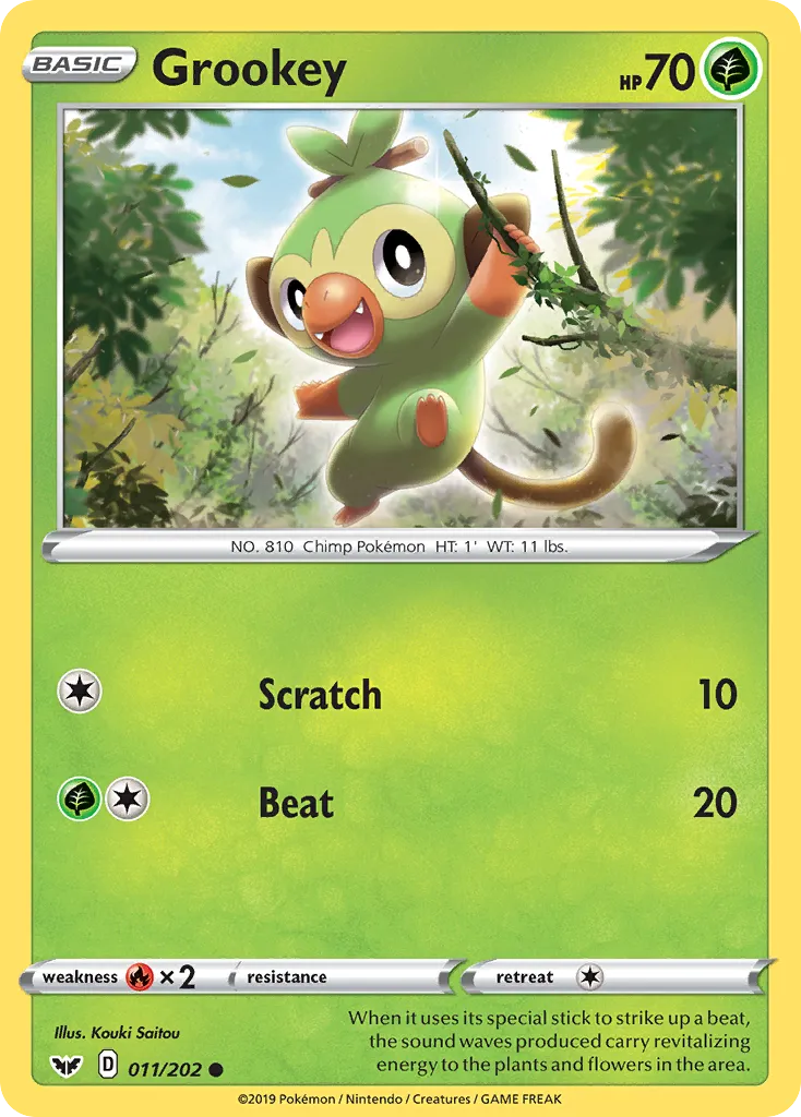 Grookey - Sword & Shield