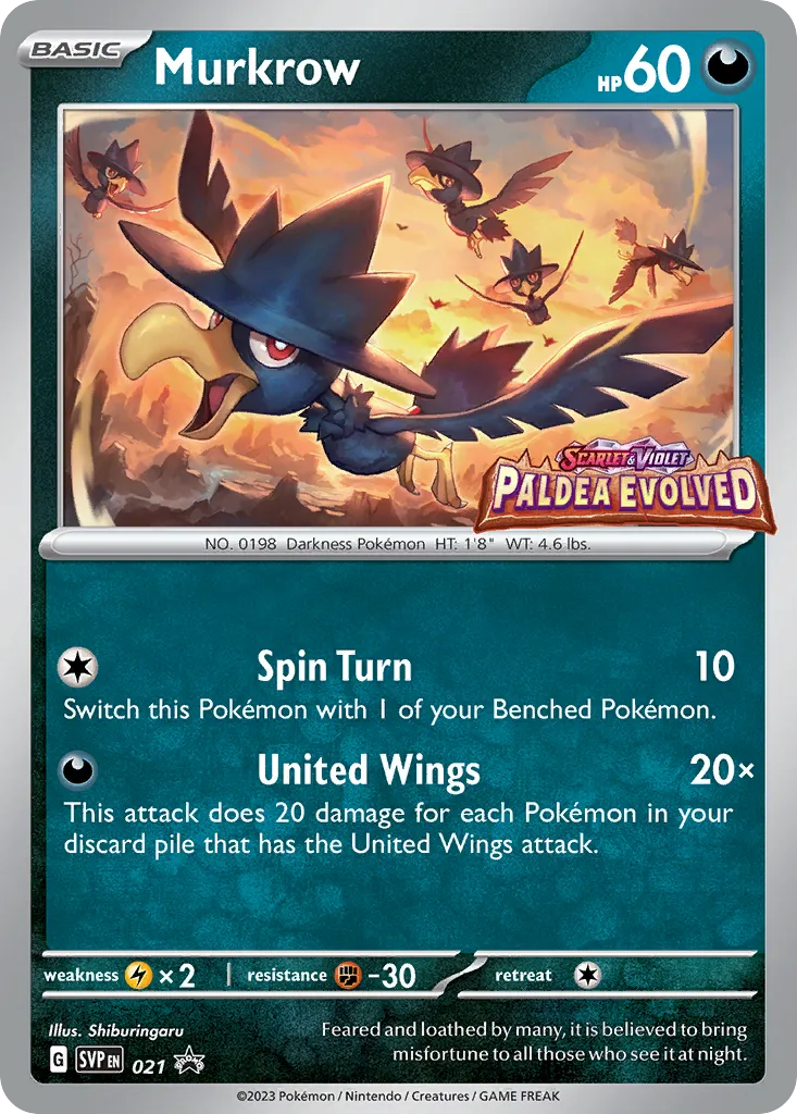 Murkrow - Scarlet & Violet Black Star Promos