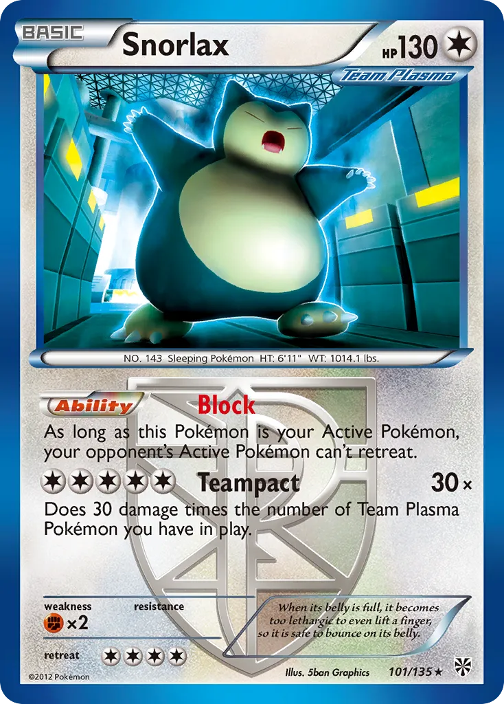 Snorlax - Plasma Storm