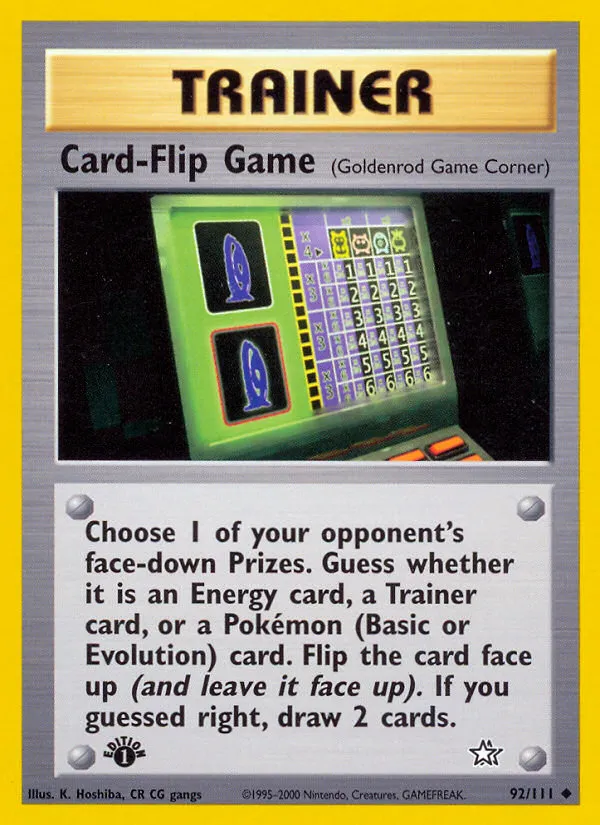 Card-Flip Game - Neo Genesis