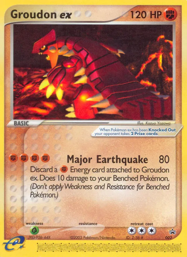 Groudon ex - Nintendo Black Star Promos