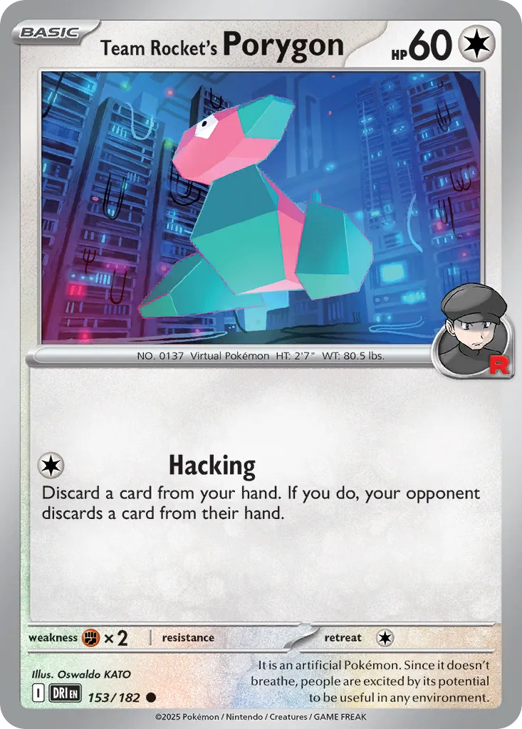 Team Rocket's Porygon - Destined Rivals