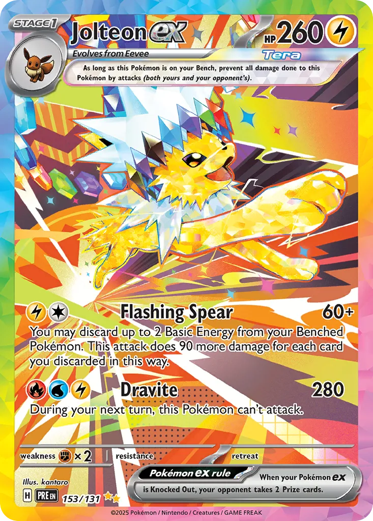 Jolteon ex - Prismatic Evolutions
