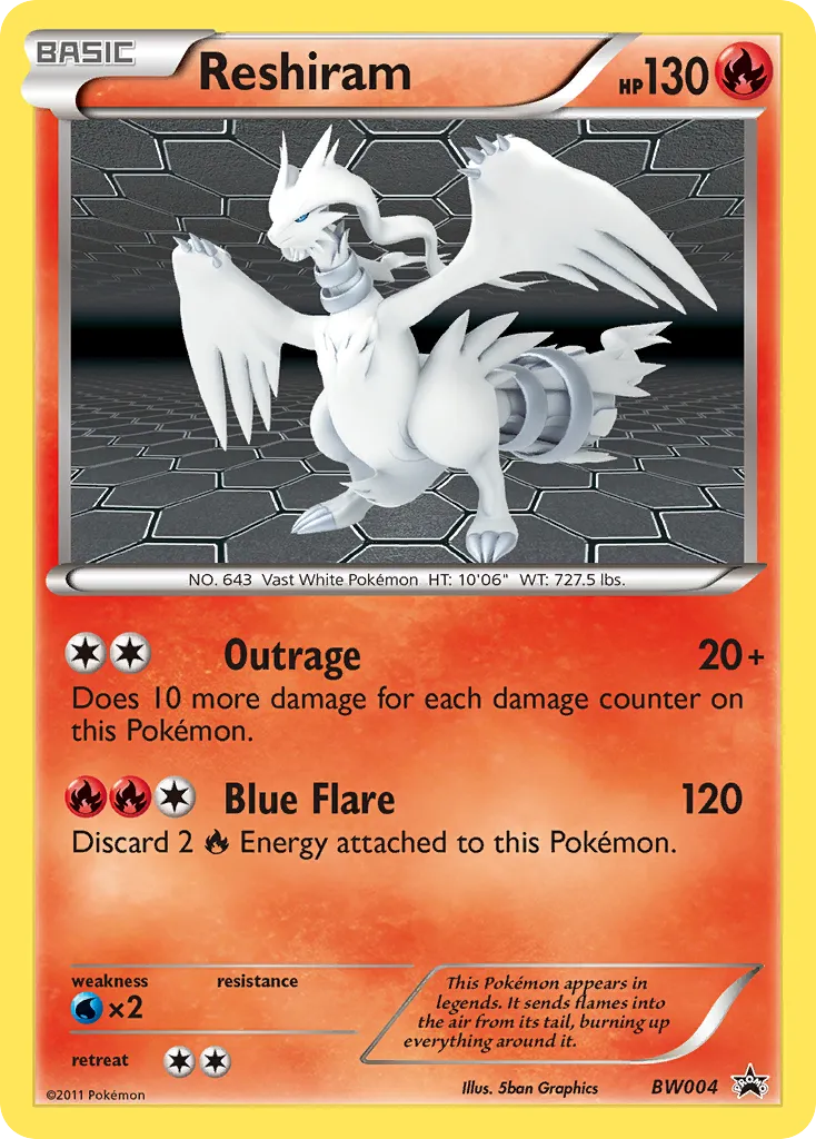 Reshiram - BW Black Star Promos