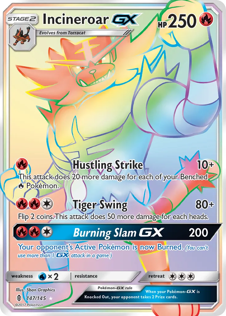 Incineroar-GX - Guardians Rising