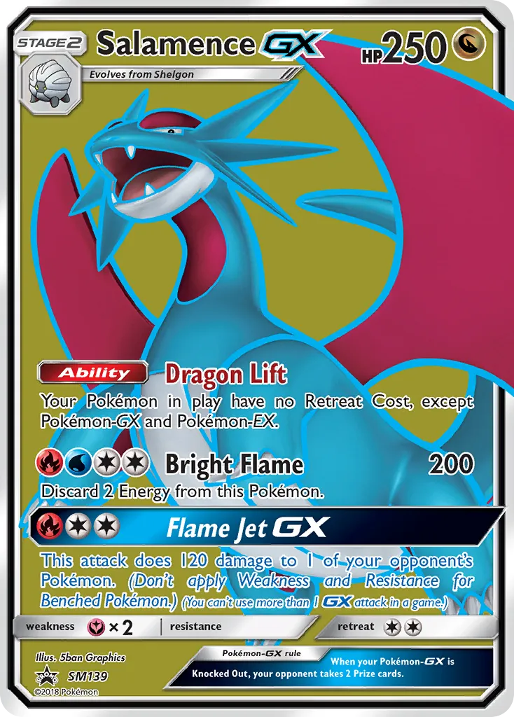 Salamence-GX - SM Black Star Promos
