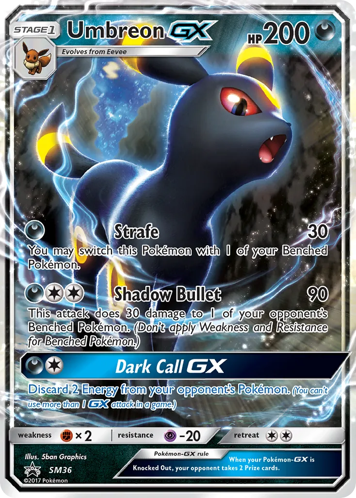 Umbreon-GX - SM Black Star Promos