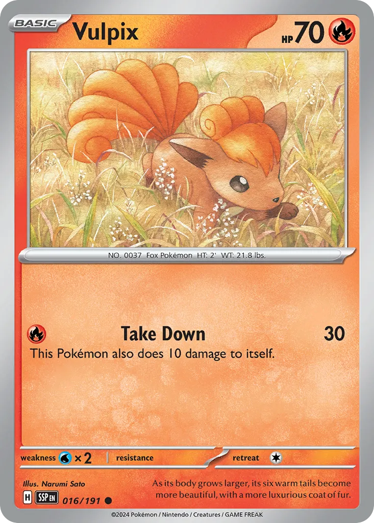 Vulpix - Surging Sparks